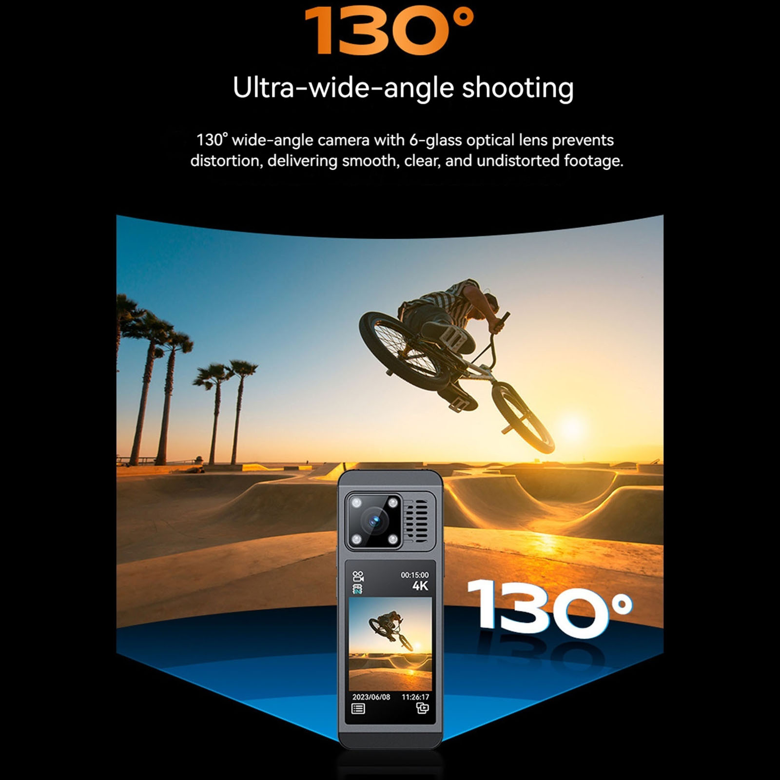 4K Action Camera 130 Degree Wi - Outdoor Adventure Degree ulasan dan harga