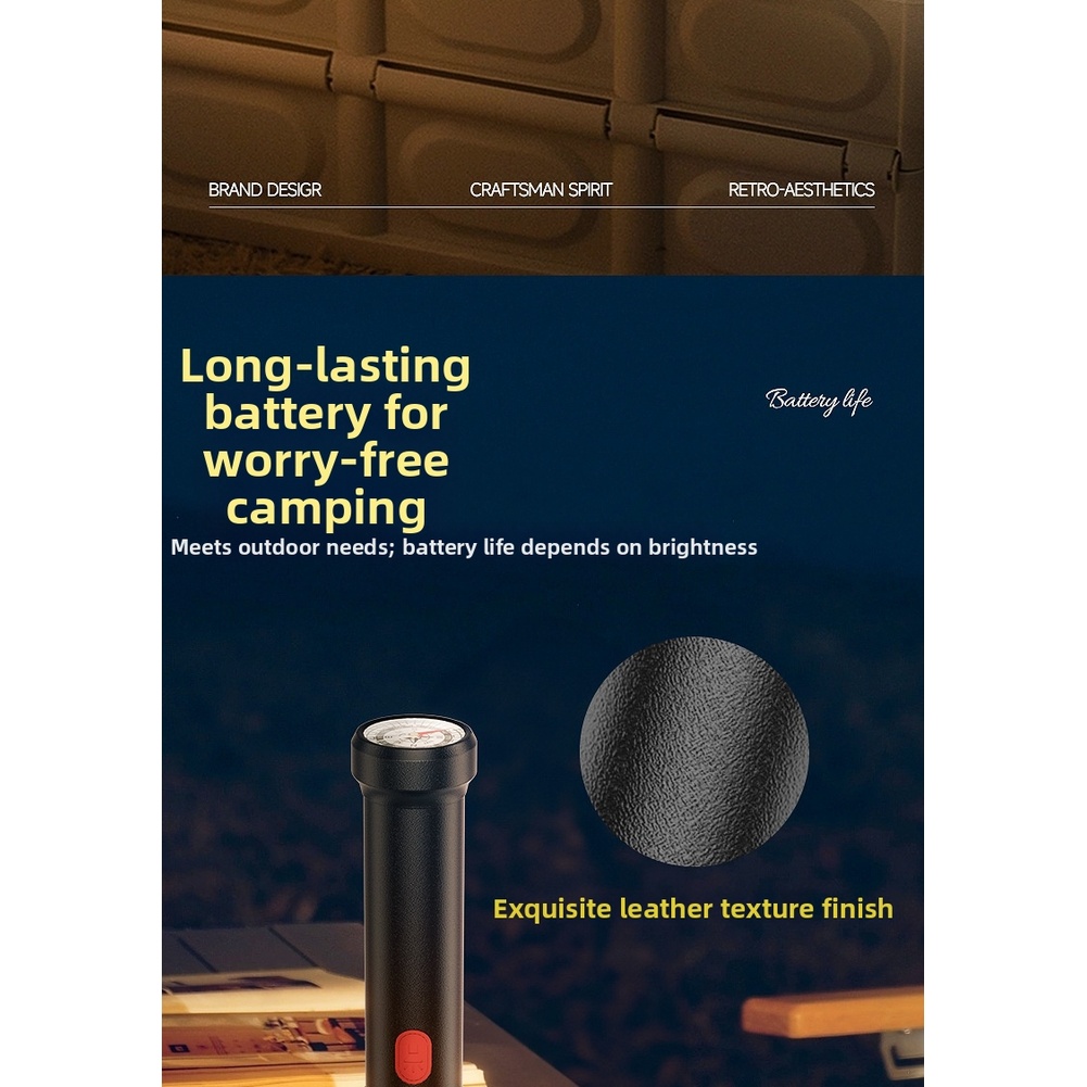 Compact Vintage LED Flashlight - Outdoor Adventure Inc ulasan dan harga