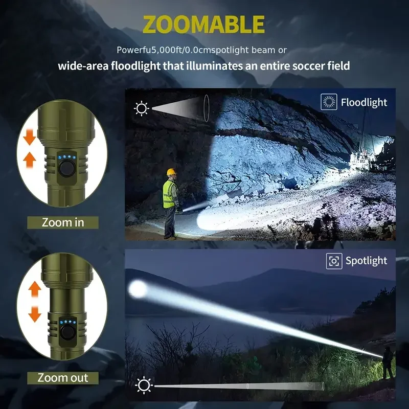 Ultra Powerful Flashlight Conc - Outdoor Adventure Trips ulasan dan harga