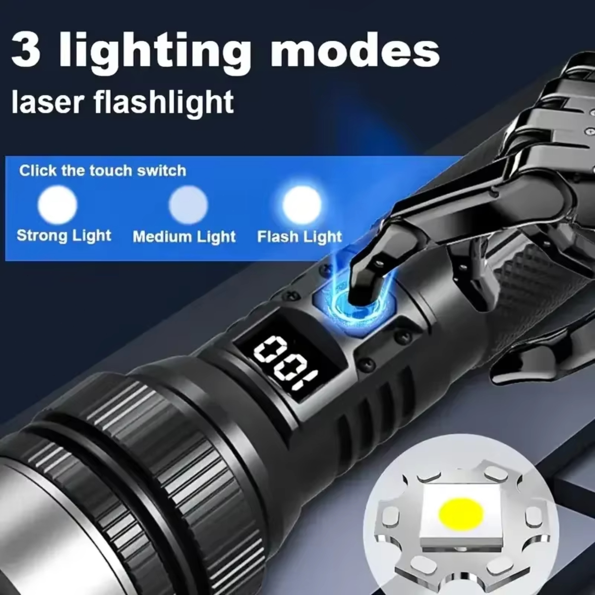 Powerful LED Flashlight With Z - Outdoor Adventure Inc ulasan dan harga