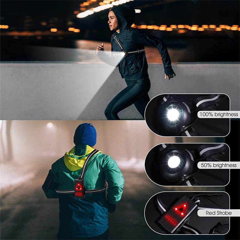 1pc Outdoor  Night Running USB - Outdoor Adventure Holidays ulasan dan harga