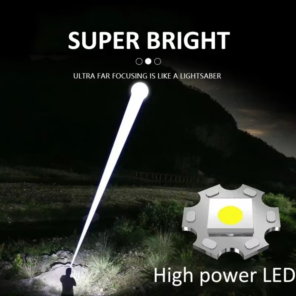 Powerful LED Flashlight With Z - Outdoor Adventure Inc ulasan dan harga