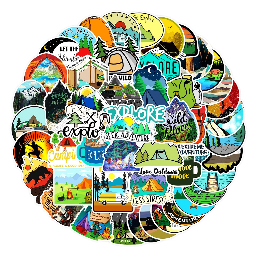 50PCS Outdoor Adventure Campin - Outdoor Adventure Store ulasan dan harga