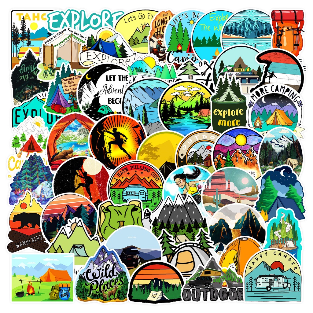 50PCS Outdoor Adventure Campin - Outdoor Adventure Store ulasan dan harga