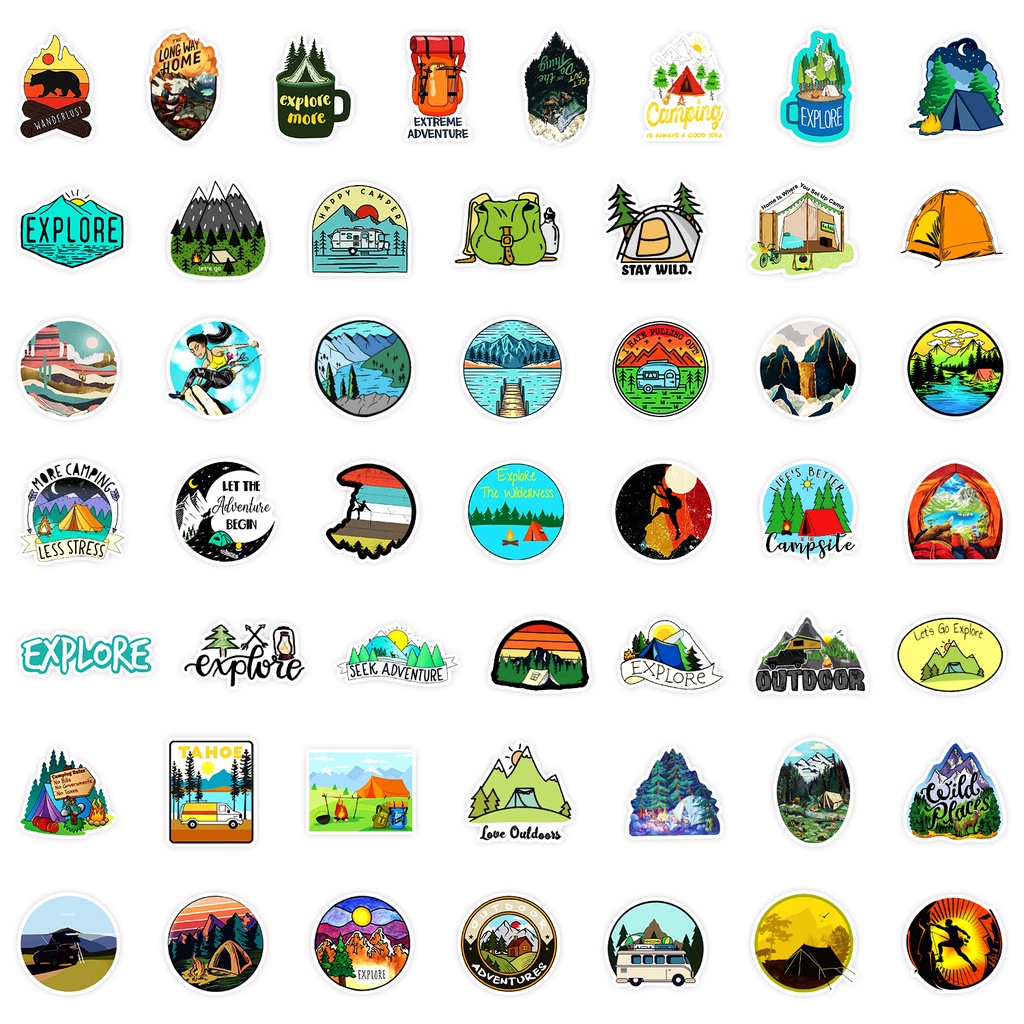 50PCS Outdoor Adventure Campin - Outdoor Adventure Store ulasan dan harga
