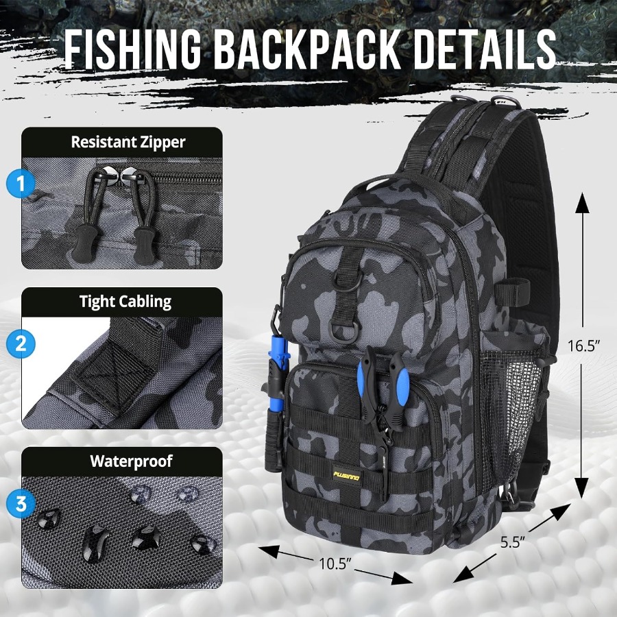 Waterproof Fishing Backpack wi - Outdoor Adventure Store ulasan dan harga