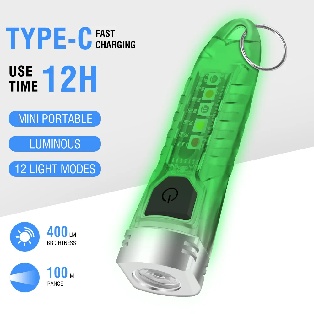 BORUiT V1 LED Keychain Portabl - Outdoor Adventure Inc ulasan dan harga