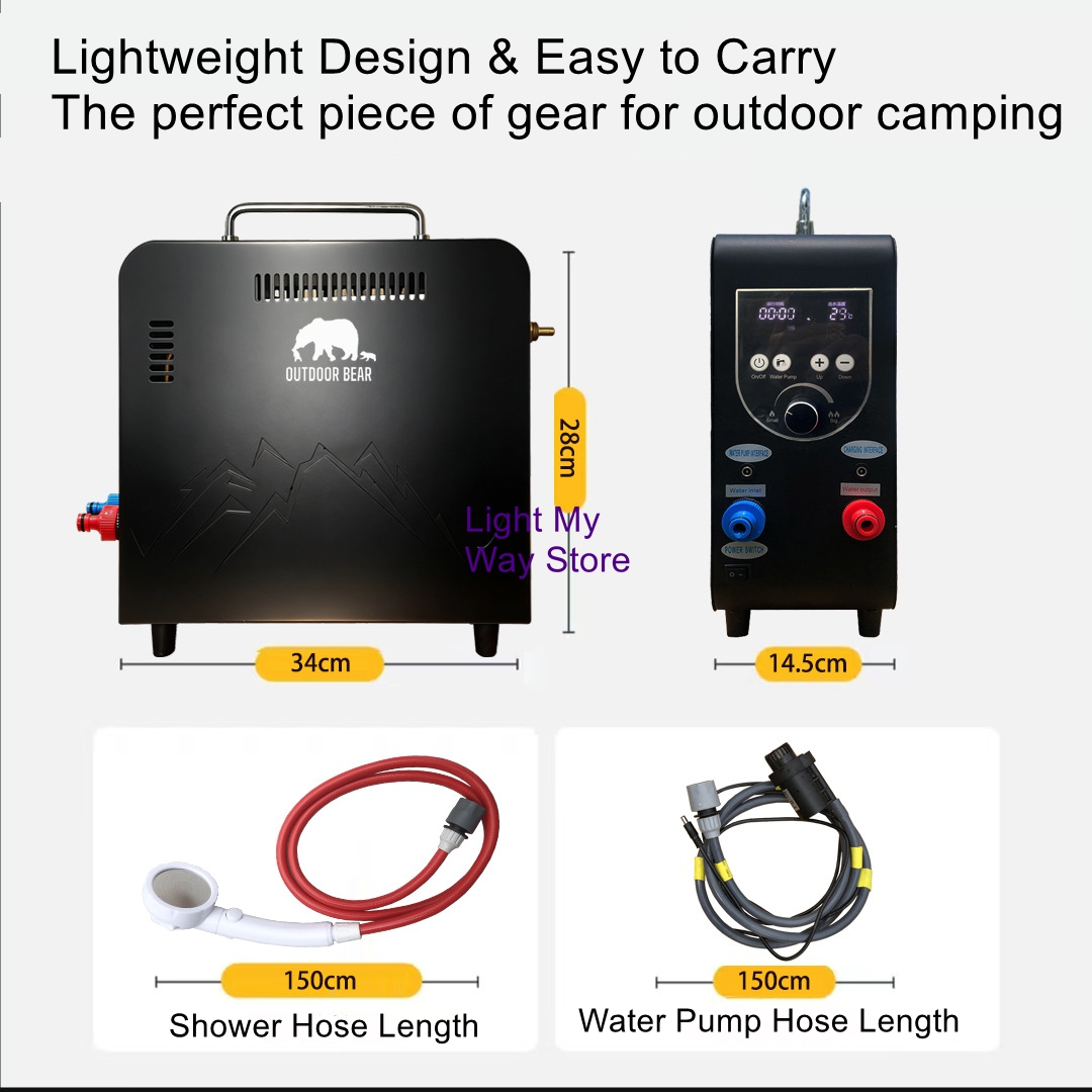 Outdoor Portable Gas Water Hea - Outdoor Adventure Trips ulasan dan harga