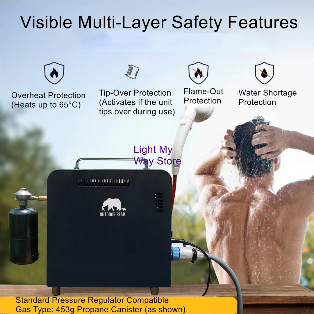 Outdoor Portable Gas Water Hea - Outdoor Adventure Trips ulasan dan harga