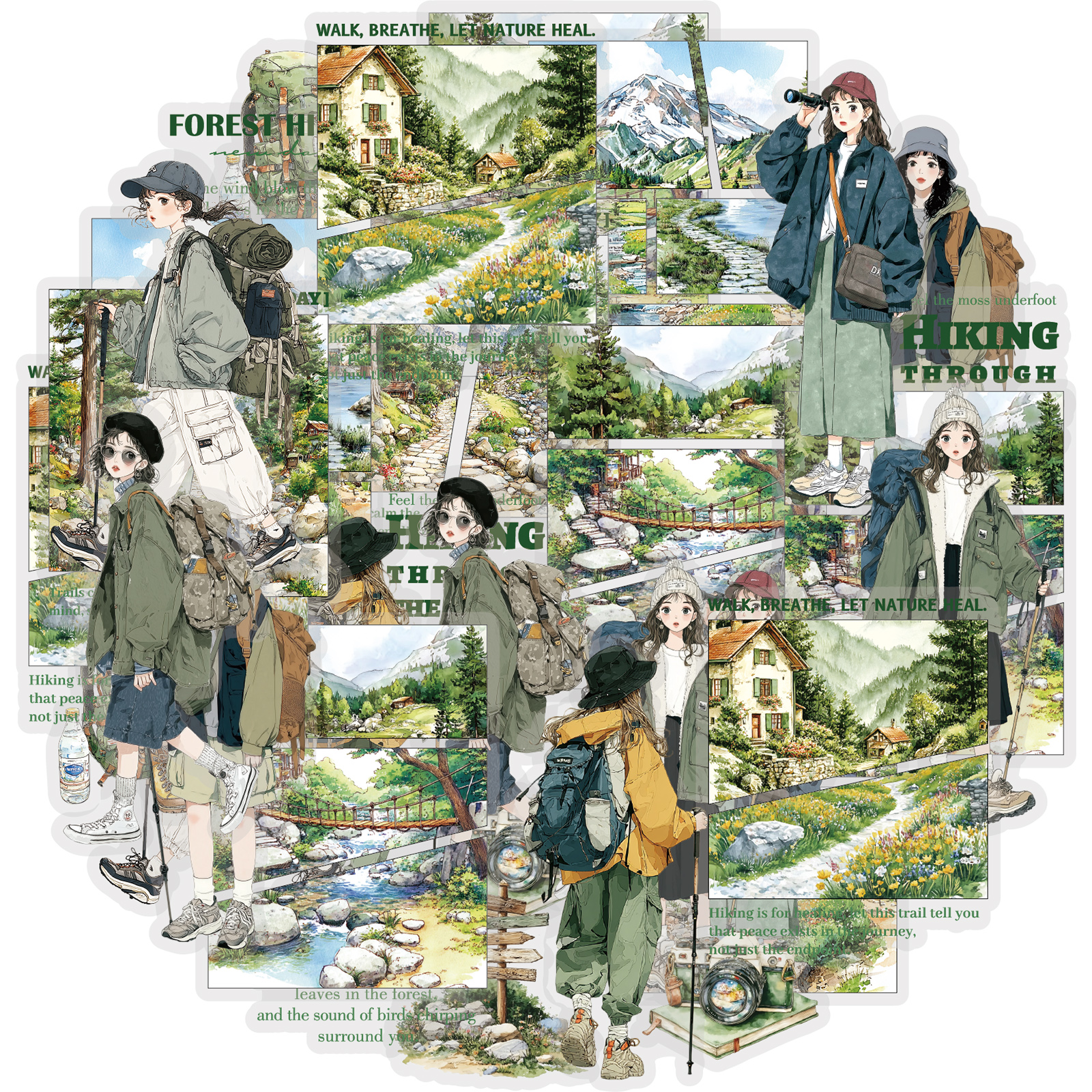 Etori Life Forest Hiking 30Pcs - Outdoor Adventure Forest School ulasan dan harga