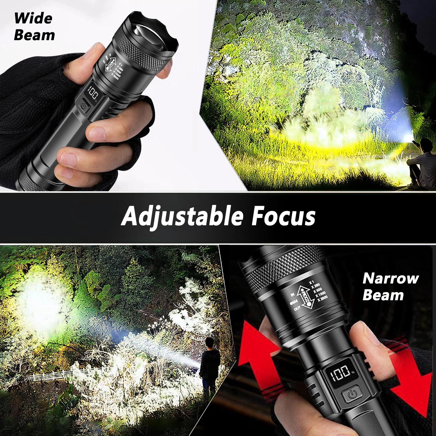 Ultra Bright LED Flashlight 20 - Outdoor Adventure Trips ulasan dan harga