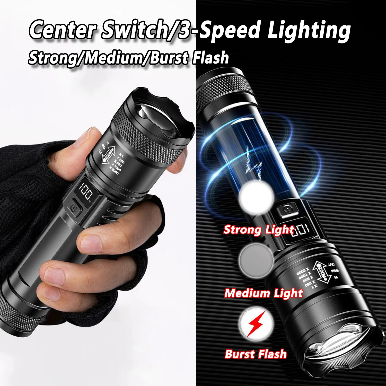 Ultra Bright LED Flashlight 20 - Outdoor Adventure Trips ulasan dan harga