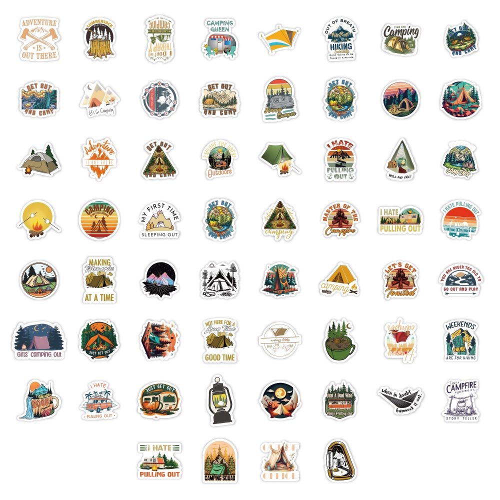 60Pcs Outdoor Camping Style B  - Outdoor Adventure Store ulasan dan harga