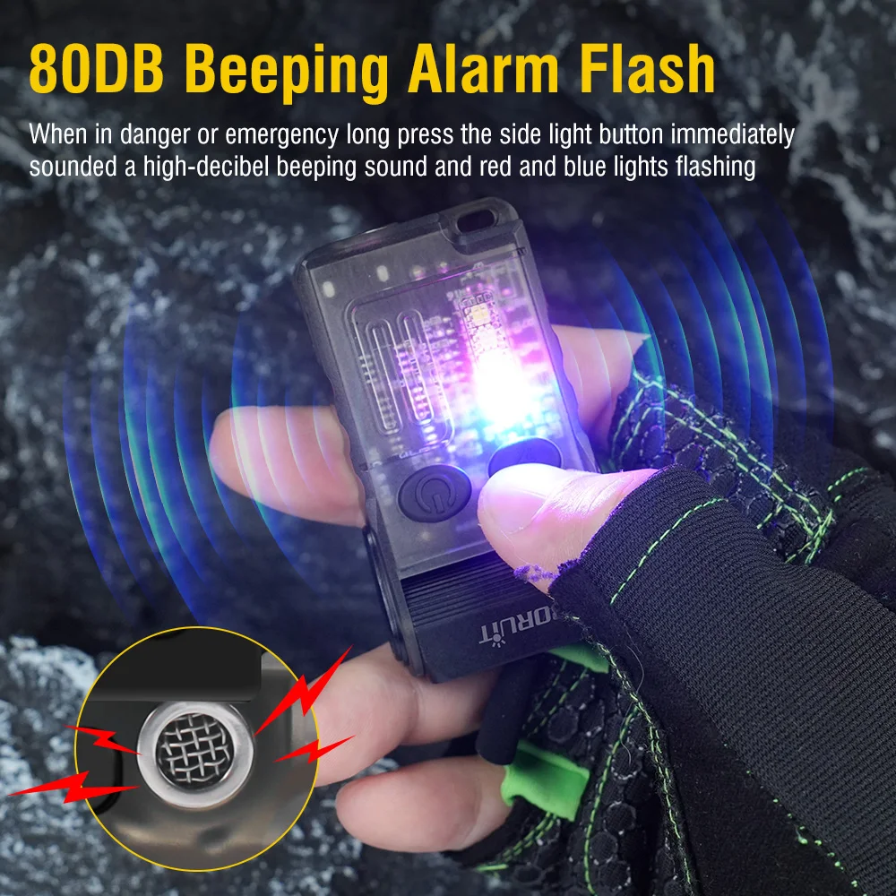 BORUiT V20 EDC Keychain Flashl - Outdoor Adventure Inc ulasan dan harga