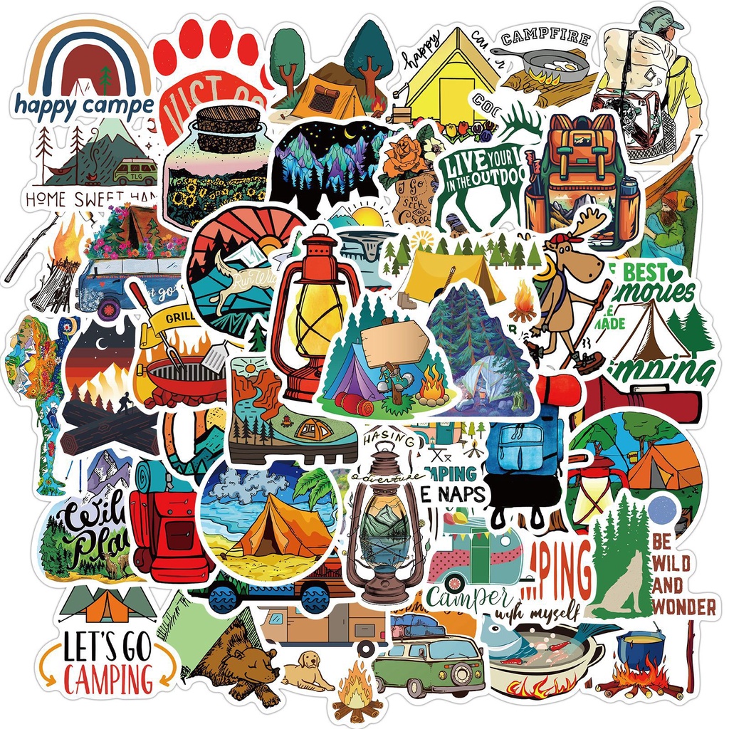 50PCS Travel Hiking Outdoor Su - Outdoor Adventure Store ulasan dan harga