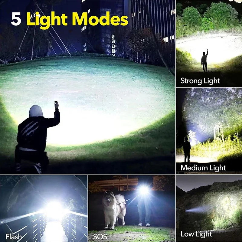 High Power LED Flashlight Rech - Outdoor Adventure Trips ulasan dan harga